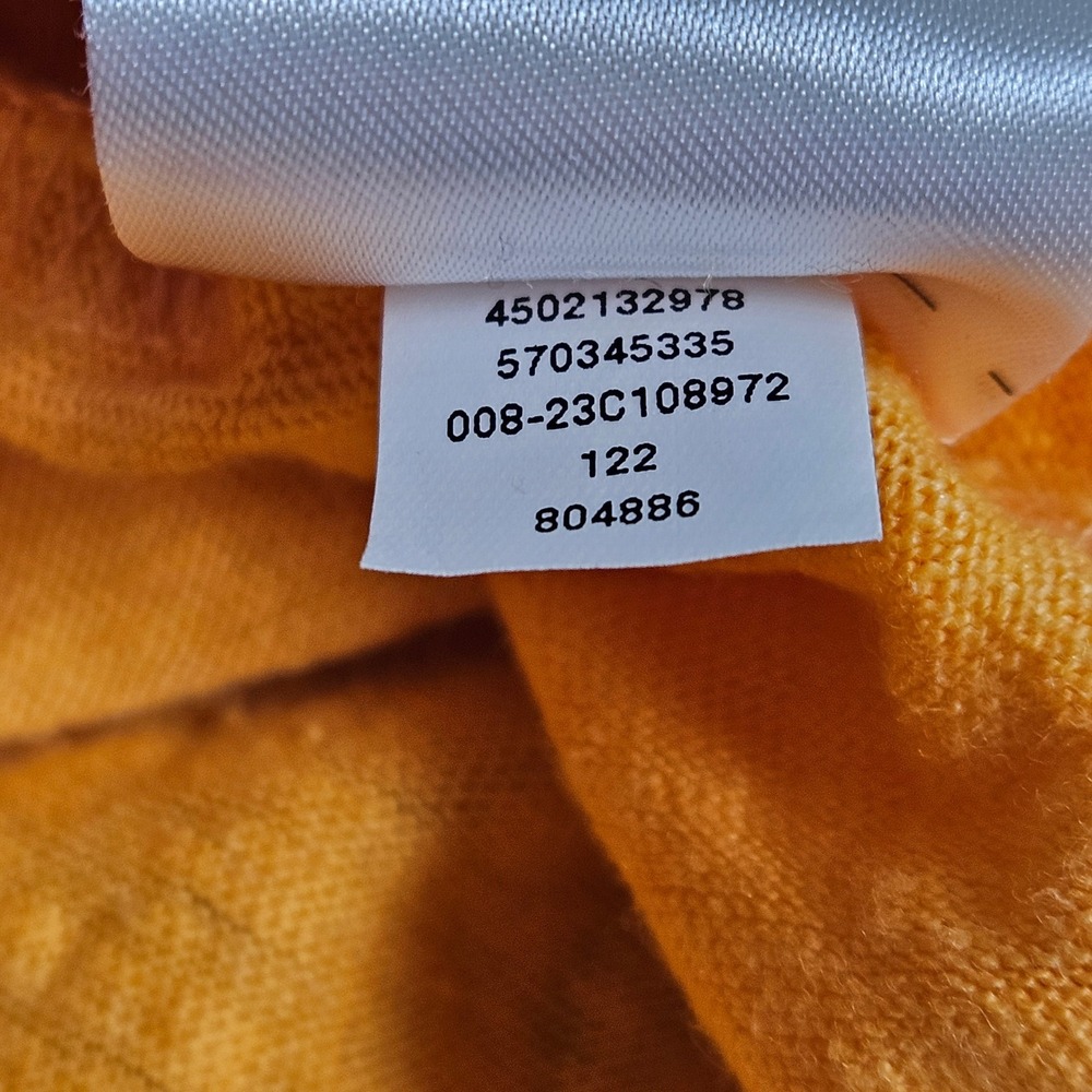 Chico's Women XL Linen Tunic Top Floral Embroidered Sequin 3/4 Sleeve Orange - Picture 7 of 10
